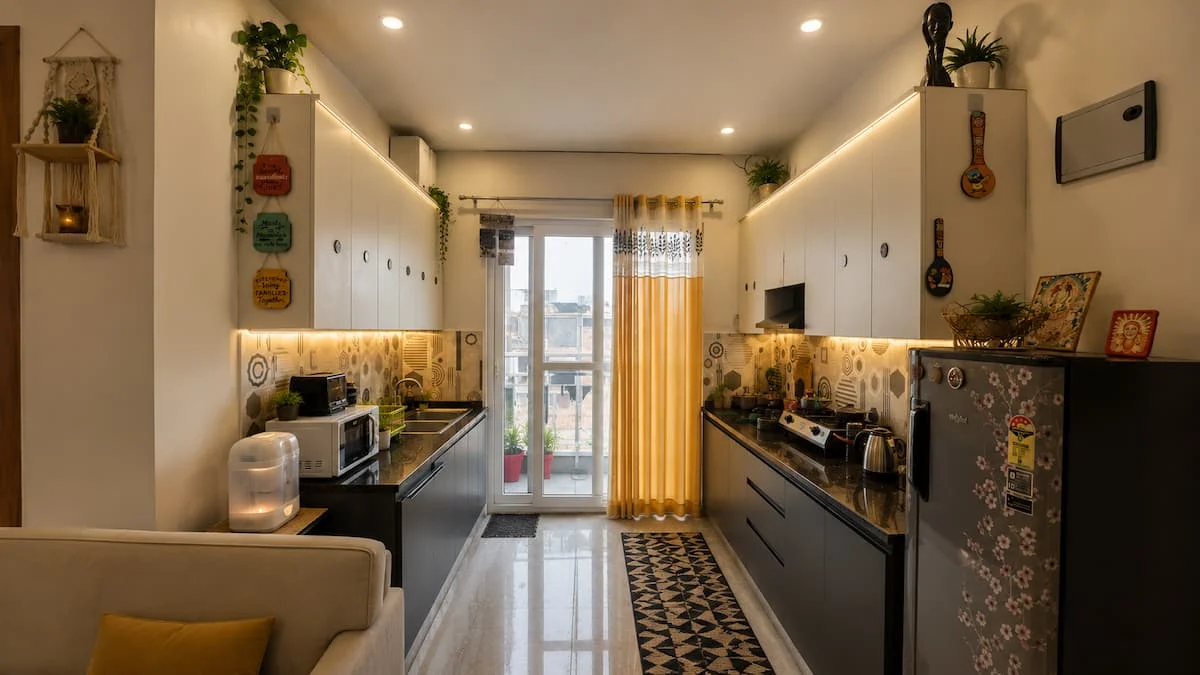 Spacious lounge area at Advaitam Ganga and Hill View